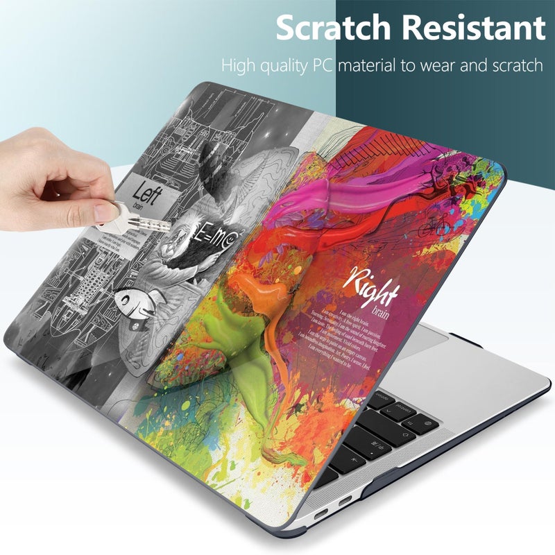 TWOLSKOO Case for MacBook Air 13 inch, Plastic Hard Shell Case & Keyboard Skin & Screen Protector Compatible with MacBook Air 13 inch 2021 2020 2019 2018 Model A2337 M1 A2179 A1932, Abstract Flower - Image 3